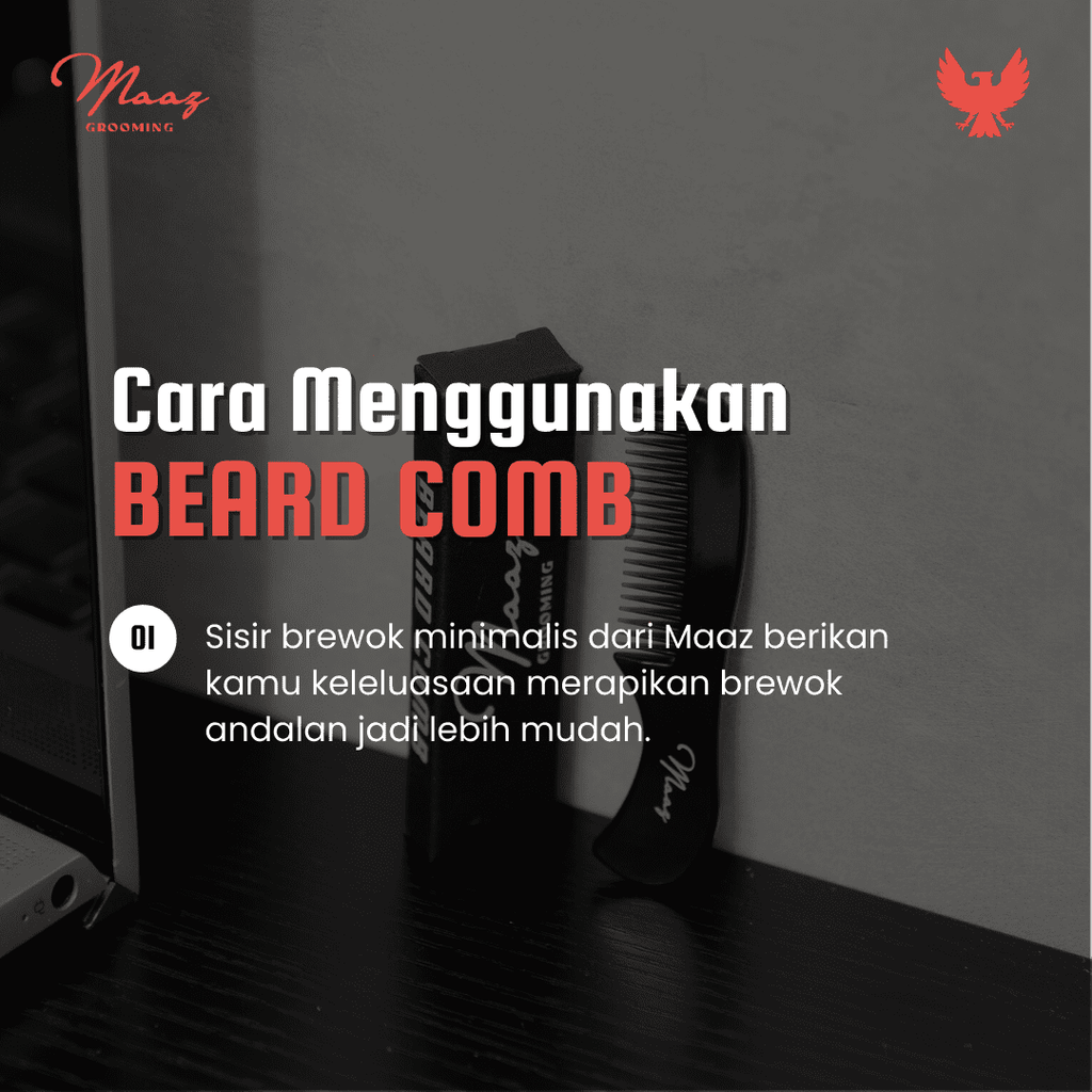 Maaz Grooming Beard Comb